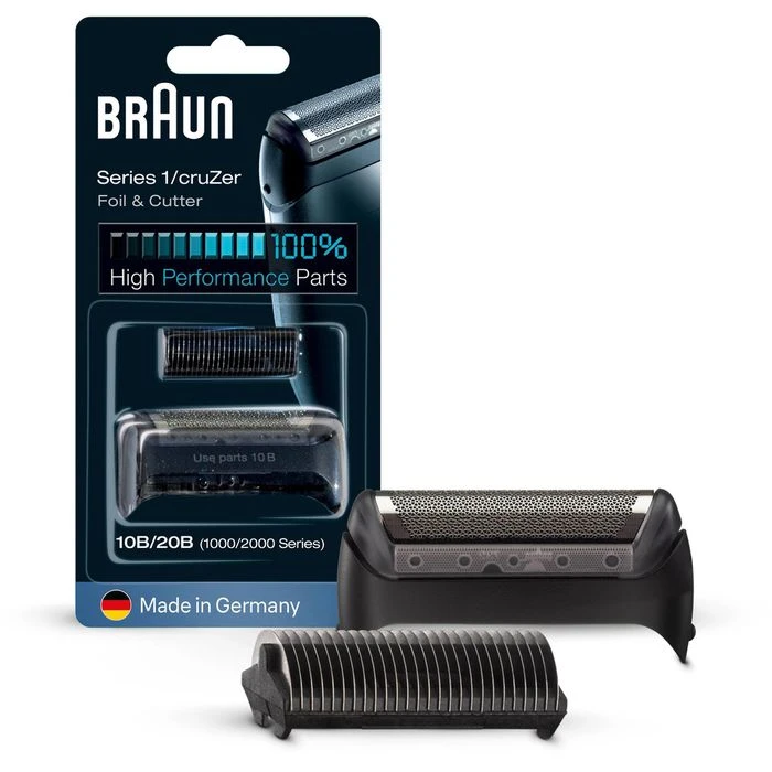 Braun Scherkopf 10B/20B 1000/2000 Series Kombipack, Für Braun Rasierer Series 1, FreeControl, CruZer 3 Braun Scherkopf 10B/20B 1000/2000 Series Kombipack, Für Braun Rasierer Series 1, FreeControl, CruZer