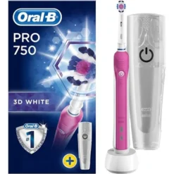 Oral-B Pro 1, 750 Elektrische Zahnbürste Reise-Etui Pink -Körperpflege Store 0b3443b8d92790af82eb87b523d0bbfa