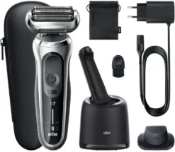 Braun SERIES 7 71-S7200CC SI Rasierer Wasserdicht Reinigungsstation Silber 17 Braun SERIES 7 71-S7200CC SI Rasierer Wasserdicht Reinigungsstation Silber -Körperpflege Store 0b4ae291c3054c89addfc61461eb6593