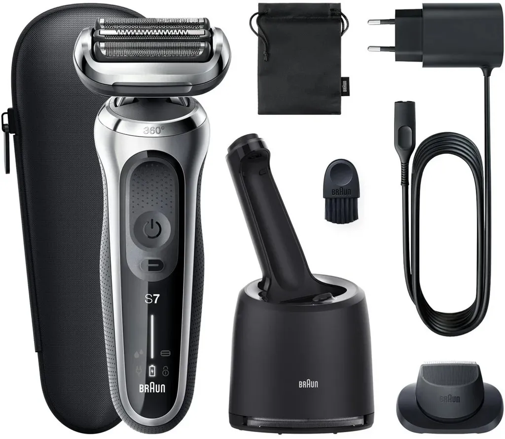Braun SERIES 7 71-S7200CC SI Rasierer Wasserdicht Reinigungsstation Silber 6 Braun SERIES 7 71-S7200CC SI Rasierer Wasserdicht Reinigungsstation Silber – Bild 4