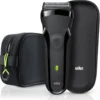 Braun Series 3 300s Wiederaufladbarer Elektrorasierer Mit Neopren Kulturtasche Und Reise-Etui, Schwarz -Körperpflege Store 0b6415741ee7cda752e40a7e60b30d62