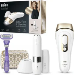 Braun Silk-expert Pro 5 PL5139 IPL-Haarentfernungsgerät Für Dauerhaft Sichtbare Haarentfernung Für Damen, Weiß/Gold