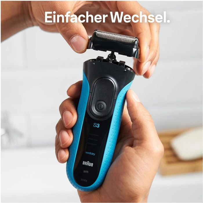 Braun 32B Kombipack, Series 3, Scherkopf, Ersatzscherteil, Schwarz, Für ProSkin Und CruZer Clean 5 Braun 32B Kombipack, Series 3, Scherkopf, Ersatzscherteil, Schwarz, Für ProSkin Und CruZer Clean – Bild 3