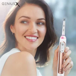 Braun Oral-B Genius X 20100S Elektrische Zahnbürste, Mit Künstlicher Intelligenz Und Premium Lade-Reise-Etui, Rose Gold -Körperpflege Store 0edb1b1bf689916ebb269622222a1fbd