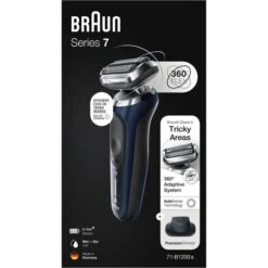 Braun Elektrorasierer Series 7 71-B1200s, Blau, Wet & Dry, Mit EasyClick-Präzisionstrimmer -Körperpflege Store 0fa05439144fda205fa6a03ea4cc11a0866ae436 elektrorasierer braun series 7 71 b1200s blau