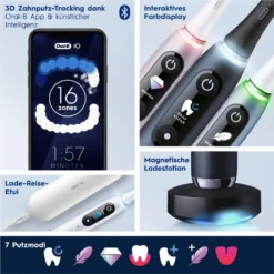 Oral-B IO Series 9 JAS22 2. Hands Bk/pk Bk Onyx/pk Quartz Mit 2. Handstück -Körperpflege Store 12535d489468a5b24a88caf82af6ceaa
