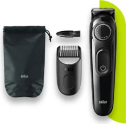 Braun BeardTrimmer BT3324 + Kulturbeutel