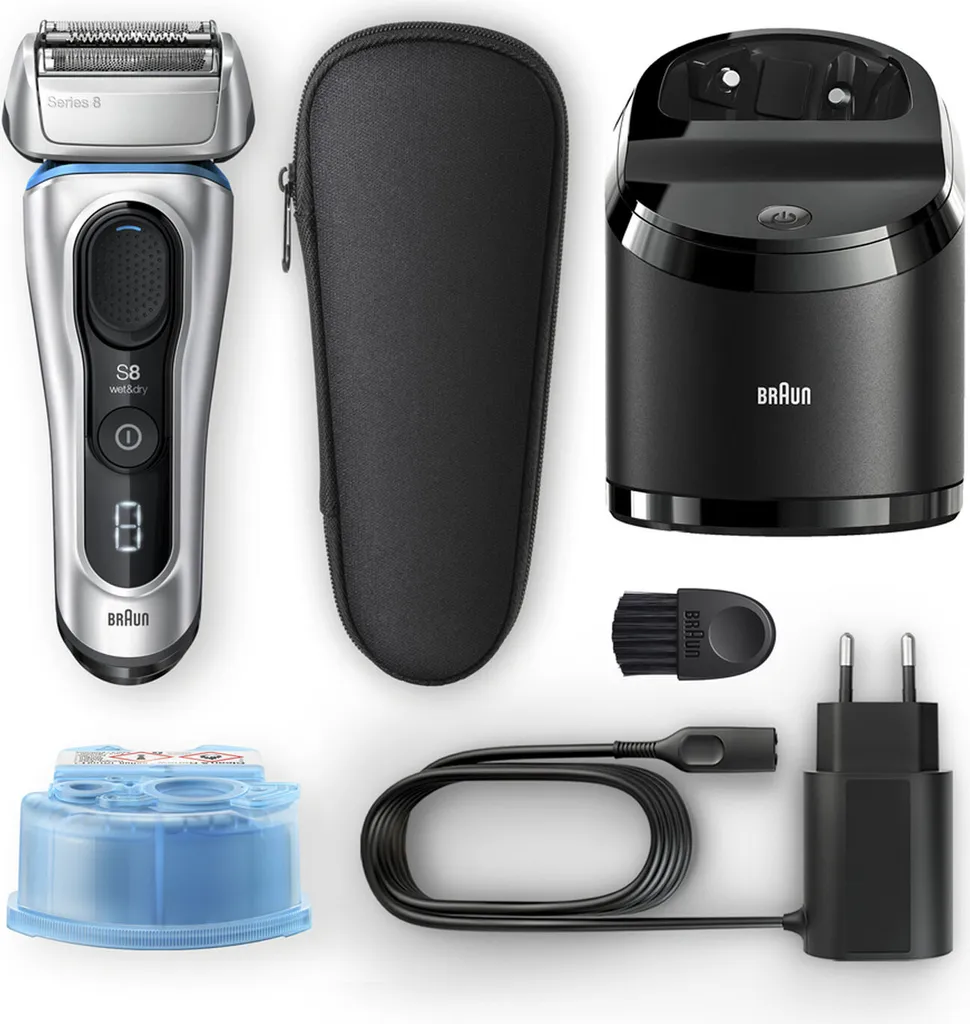 Braun Series 8-8370cc System Nass- Trockenrasierer Akkurasierer Silber/blau 10 Braun Series 8-8370cc System Nass- Trockenrasierer Akkurasierer Silber/blau – Bild 8