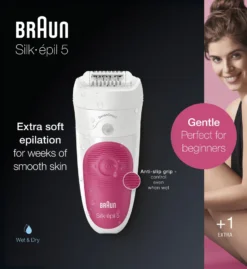 Braun Silk-épil 5-500, Epilierer Für Epilations-Einsteigerinnen Für Eine Sanfte Haarentfernung -Körperpflege Store 14863e5ec4b14f09c995c664f52f3de8