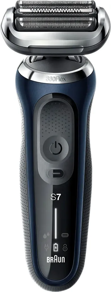 Braun Series 7 70-B7850cc Rasierer Herren, Elektrorasierer Mit 360° Anpassung, Barttrimmer, 3-Tage-Bart-Trimmer, Reinigungsstation, AutoSense, Wet&Dry, 50 Min. Laufzeit, EasyClick Funktion, Blau 3 Braun Series 7 70-B7850cc Rasierer Herren, Elektrorasierer Mit 360° Anpassung, Barttrimmer, 3-Tage-Bart-Trimmer, Reinigungsstation, AutoSense, Wet&Dry, 50 Min. Laufzeit, EasyClick Funktion, Blau