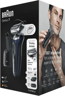 Braun Series 7 70-B7850cc Rasierer Herren, Elektrorasierer Mit 360° Anpassung, Barttrimmer, 3-Tage-Bart-Trimmer, Reinigungsstation, AutoSense, Wet&Dry, 50 Min. Laufzeit, EasyClick Funktion, Blau 19 Braun Series 7 70-B7850cc Rasierer Herren, Elektrorasierer Mit 360° Anpassung, Barttrimmer, 3-Tage-Bart-Trimmer, Reinigungsstation, AutoSense, Wet&Dry, 50 Min. Laufzeit, EasyClick Funktion, Blau -Körperpflege Store 16e9bd527fe3e2809462db5fc49befa7
