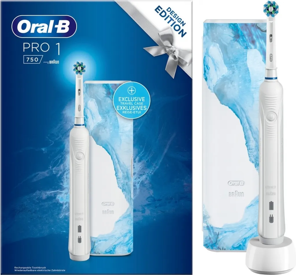 Oral-B Elektrische Zahnbürste Pro 1750 Design Edition Weiß 4 Oral-B Elektrische Zahnbürste Pro 1750 Design Edition Weiß – Bild 2