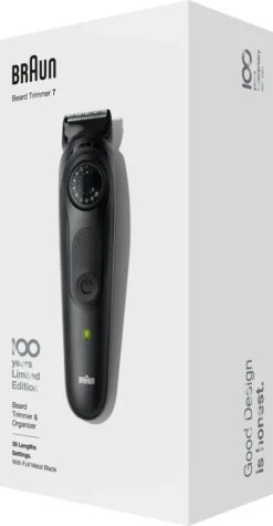 Braun BT7 Barttrimmer Für Herren, Haarschneider, Design Edition Mit Reise-Etui – Schwarz -Körperpflege Store 1a6572da7c50fd5e5b2490a974d45e1d
