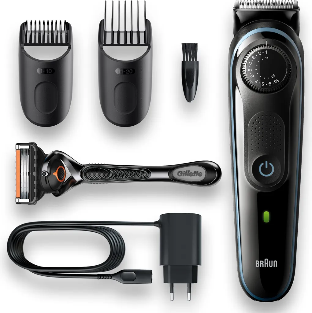 Braun Barttrimmer 5 BT5340, Barttrimmer Und Haarschneider Für Herren, Für Gesichts- Und Kopfhaare 5 Braun Barttrimmer 5 BT5340, Barttrimmer Und Haarschneider Für Herren, Für Gesichts- Und Kopfhaare – Bild 3