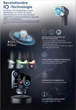 Oral-B IO Series 9 JAS22 2. Hands Bk/pk Bk Onyx/pk Quartz Mit 2. Handstück -Körperpflege Store 1c9c62f2e8a03fba9a31cc2004dba539