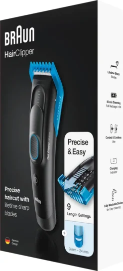 Braun Haarschneider HC5010 – Ultimatives Haarschneide-Erlebnis Von Braun In 9 Längen -Körperpflege Store 1e57e96a324bf65e2817f78d92fadbda