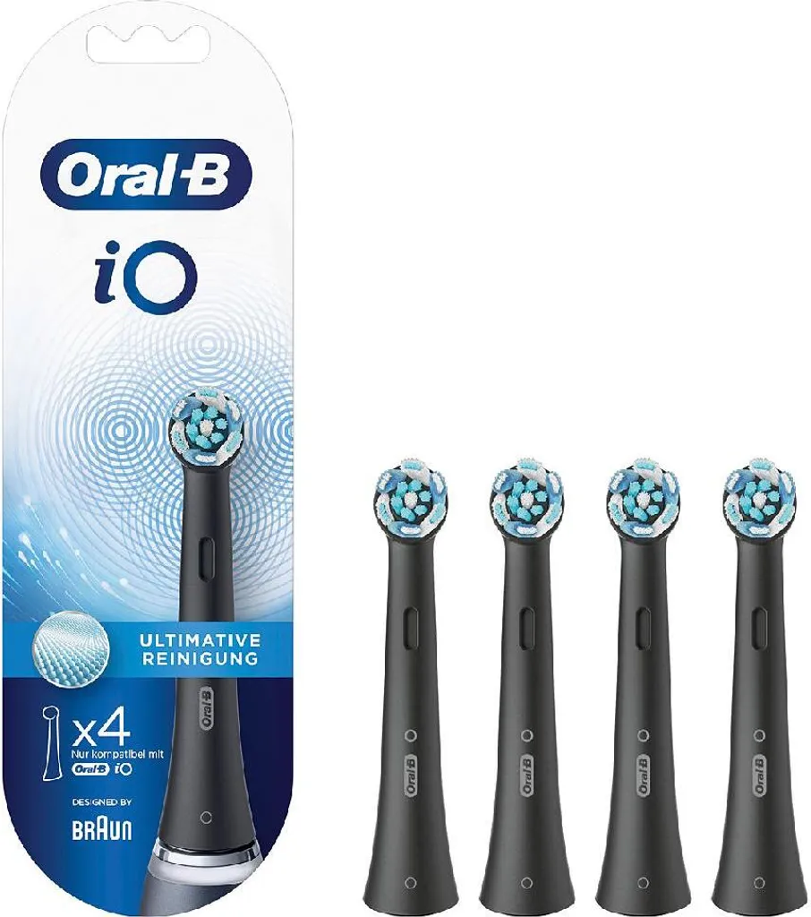 Braun Oral-B IO Aufsteckbürsten Ultimative Reinigung 4er BLACK 4 Braun Oral-B IO Aufsteckbürsten Ultimative Reinigung 4er BLACK – Bild 2