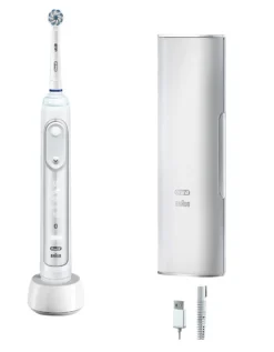 Oral B Genius X 20000N White Bluetooth Rotierende ZahnbÃ1/4rste, Timer, Ladestandsanzeige -Körperpflege Store 20d57c00594458864e5bb25a48056f95