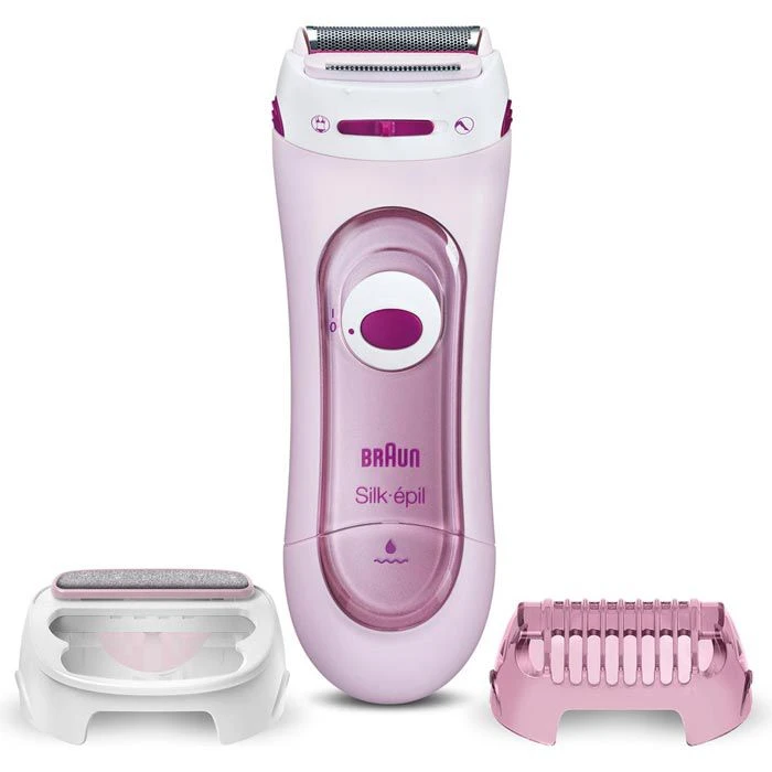 Braun Rasierer Silk-epil Lady Shaver 5360, Rosa, Für Frauen, Trockenrasierer, Inkl. Peeling-Aufsatz 3 Braun Rasierer Silk-epil Lady Shaver 5360, Rosa, Für Frauen, Trockenrasierer, Inkl. Peeling-Aufsatz