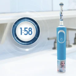 Oral-B Kids Frozen Elektrische Zahnbürste Mit Disney-Stickern, Für Kinder Ab 3 Jahren, Blau -Körperpflege Store 24e5bc335c43383fdf0cfe7b06279e5e