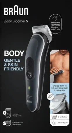 Braun Bodygroomer 5 BG5340, Körperpflege- Und Haarentfernungs-Gerät Für Herren, Mit Sensitiv-Kammaufsatz, Grau/Weiß 21 Braun Bodygroomer 5 BG5340, Körperpflege- Und Haarentfernungs-Gerät Für Herren, Mit Sensitiv-Kammaufsatz, Grau/Weiß -Körperpflege Store 24fb4e46a6256e9136662e0f65c2e7e0