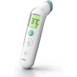 Braun Fieberthermometer TempleSwipe BST200WE, Schläfe, Farbwechsel-Display, Digital, Infrarot -Körperpflege Store 25846f9f039fb070cb4a3b7952bffa8ae81ad312 fieberthermometer braun templeswipe bst200we