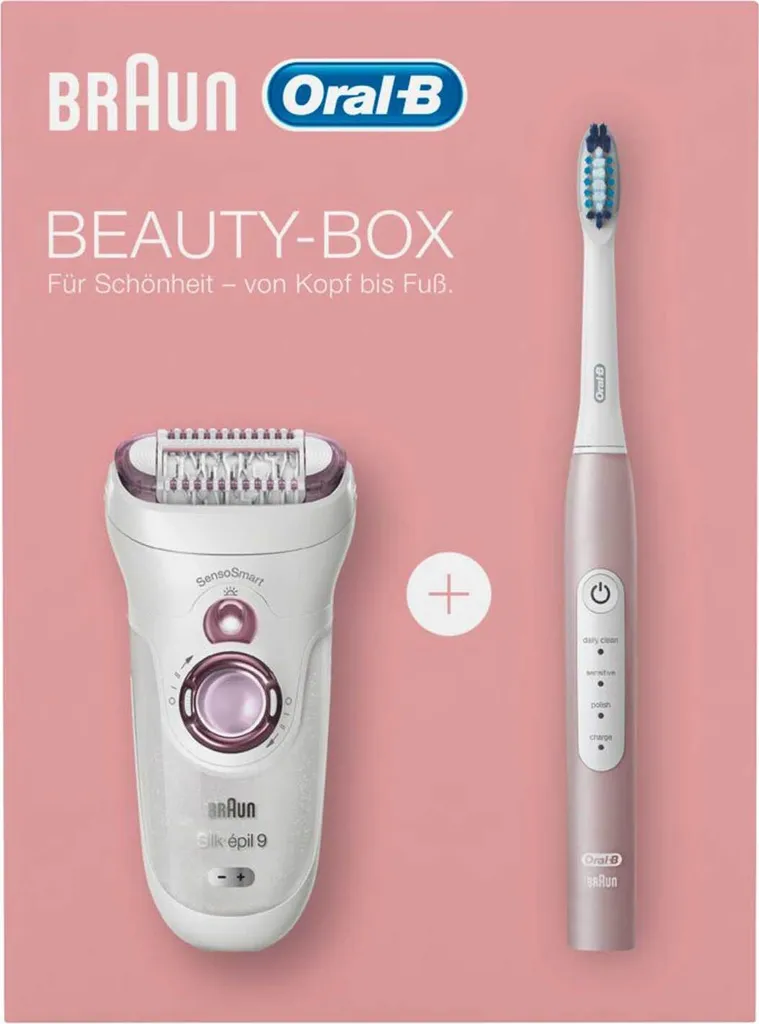Braun & Oral-B Beauty Box Silk-epil 9-700 SensoSmart & Oral-B Pulsonic Slim Luxe 10 Braun & Oral-B Beauty Box Silk-epil 9-700 SensoSmart & Oral-B Pulsonic Slim Luxe – Bild 8