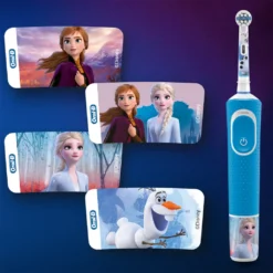 Oral-B Kids Frozen Elektrische Zahnbürste Mit Disney-Stickern, Für Kinder Ab 3 Jahren, Blau -Körperpflege Store 2784372d1ce92a33f18ca65d73b09b80
