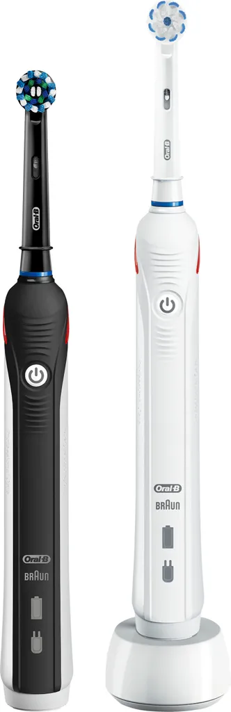 Oral-B PRO 2 2900 Doppelpack Elektrische Zahnbürste Mit Visueller Andruckkontrolle Für Extra Zahnfleischschutz, Schwarz/weiß 4 Oral-B PRO 2 2900 Doppelpack Elektrische Zahnbürste Mit Visueller Andruckkontrolle Für Extra Zahnfleischschutz, Schwarz/weiß – Bild 2