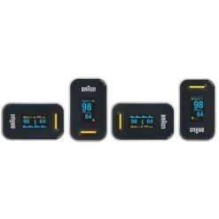 Braun Pulsoximeter 1, Weiß/schwarz, Drehbares OLED-Display, Mit Abschaltautomatik -Körperpflege Store 2983a789dde164f69a61daaea359708b6c3150a0 pulsoximeter braun 1 weissschwarz