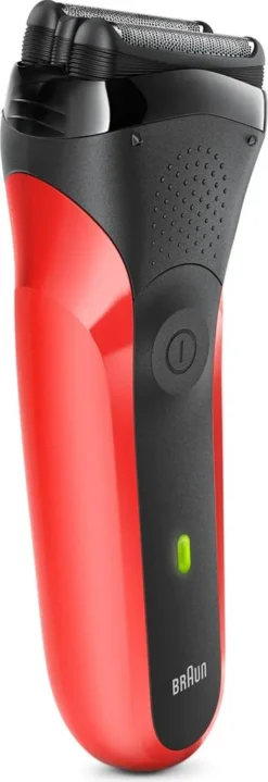 Braun Series 3 300Ts, Folienschaber, Schwarz, Rot, Akku, Nickel-Metallhydrid (NiMH), Integrierte Batterie, 20 Min -Körperpflege Store 29a77fd49d442233eccfa2255e11e9f6