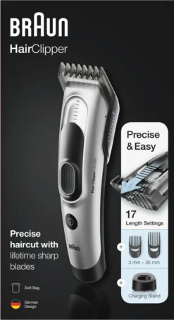 Braun Haarschneider HC5090 – Ultimatives Haareschneiden Mit Braun In 17 Längen -Körperpflege Store 2a94619934697c267cec7801f51d02c9
