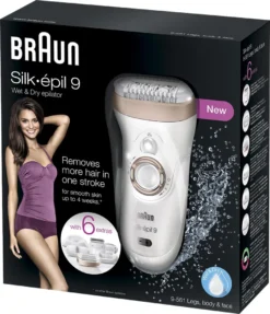 Braun Silk-épil 9 9-561 – Kabelloser Wet & Dry Epilierer/Epilation Mit 6 Extras 13 Braun Silk-épil 9 9-561 – Kabelloser Wet & Dry Epilierer/Epilation Mit 6 Extras -Körperpflege Store 2c75c44a3ca868a996ee6e1645f474d0