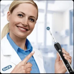 Oral-B PRO 2 2950N Doppelpack Elektrische Zahnbürste/Electric Toothbrush Mit Visueller Andruckkontrolle Für Extra Zahnfleischschutz, 2 Modi Inkl. Sensitiv, Timer, 2 Aufsteckbürsten, Schwarz & Pink -Körperpflege Store 2c7b09bd6dfa5bc3035bbd96265f885c