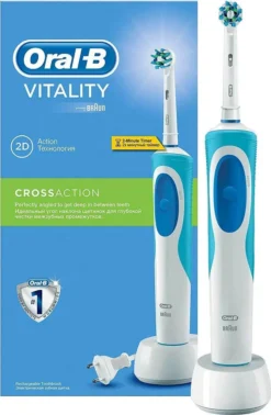 Oral-B Vitality Cross Action | Timer | Gewinkelte Borsten | Effiziente Plaqueentfernung 16 Oral-B Vitality Cross Action | Timer | Gewinkelte Borsten | Effiziente Plaqueentfernung -Körperpflege Store 2cf43eb23985e081c979ed66f5170e95