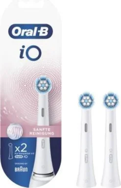 Oral-B IO Aufsteckbürsten Sanfte Reinigung 2er -Körperpflege Store 2d1ec7b6e6e08e7d1d6cb5a72c0d0d53