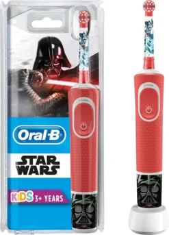 Oral-B Elektrische Zahnbürste D100 Star Wars Wiederaufladbar, Für Kinder, Anzahl Der Zähneputzmodi 2, Rot -Körperpflege Store 3038735b2fecfcf341762e0434dffdfd