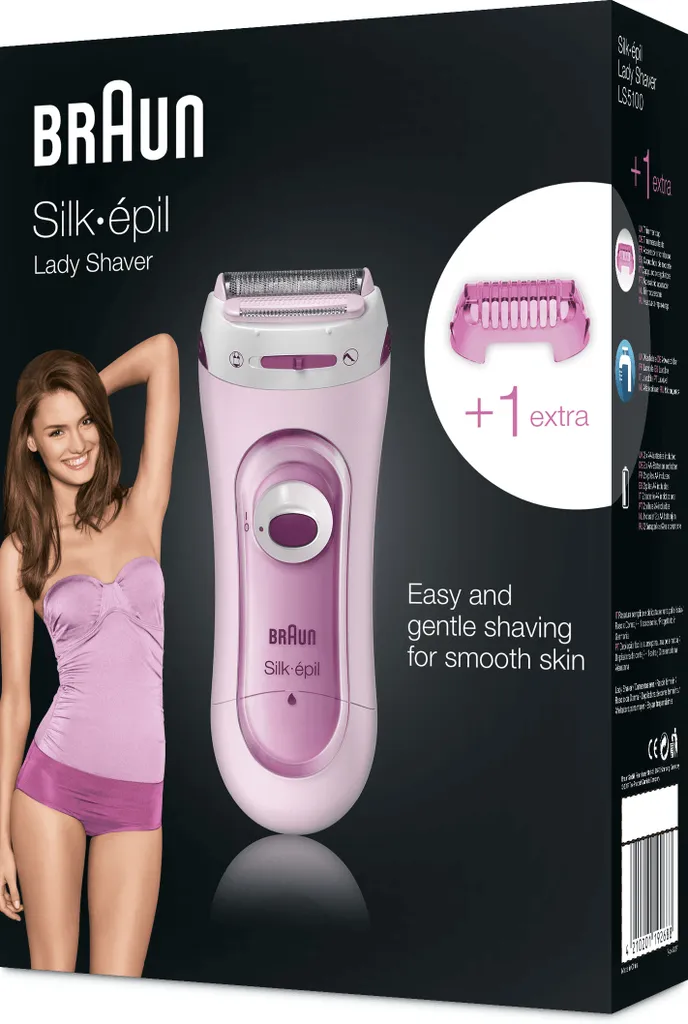 Braun Silk-épil Lady Shaver 5-100 In Pink – Elektrischer Rasierer Und Trimmer 8 Braun Silk-épil Lady Shaver 5-100 In Pink – Elektrischer Rasierer Und Trimmer – Bild 6