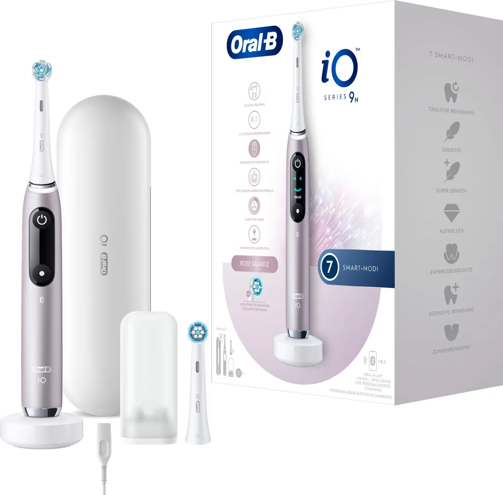 Oral-B IO Series 9N Rose Quartz JAS22 3 Oral-B IO Series 9N Rose Quartz JAS22
