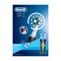 Oral-B PRO 2 2900, Erwachsener, Tägliche Pflege, Sensibel, Schwarz, 2 Min, 30 Sec, Deutschland, 391 G