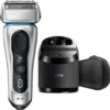 Braun Series 8-8370cc System Nass- Trockenrasierer Akkurasierer Silber/blau -Körperpflege Store 3440df775b2b0749d3c99b0308925c2b