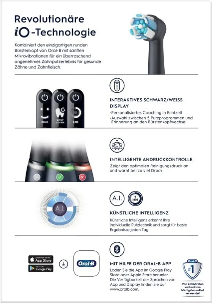 Oral-B IO Series 6 Black Lava + Etui 11 Oral-B IO Series 6 Black Lava + Etui – Bild 9