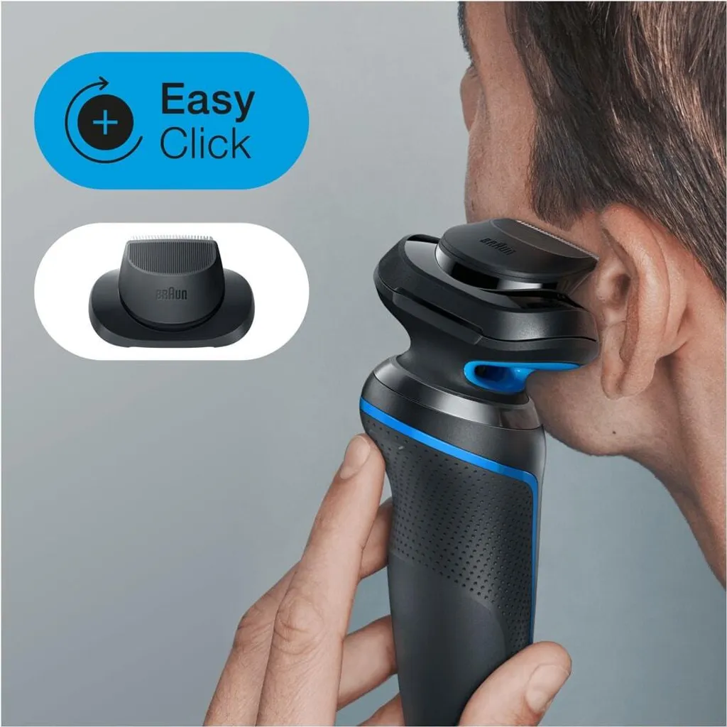 Braun Herrenrasierer SERIES 5-51-B1200S 3 Flexible Klingen Wasserdicht EasyClean 3 Braun Herrenrasierer SERIES 5-51-B1200S 3 Flexible Klingen Wasserdicht EasyClean