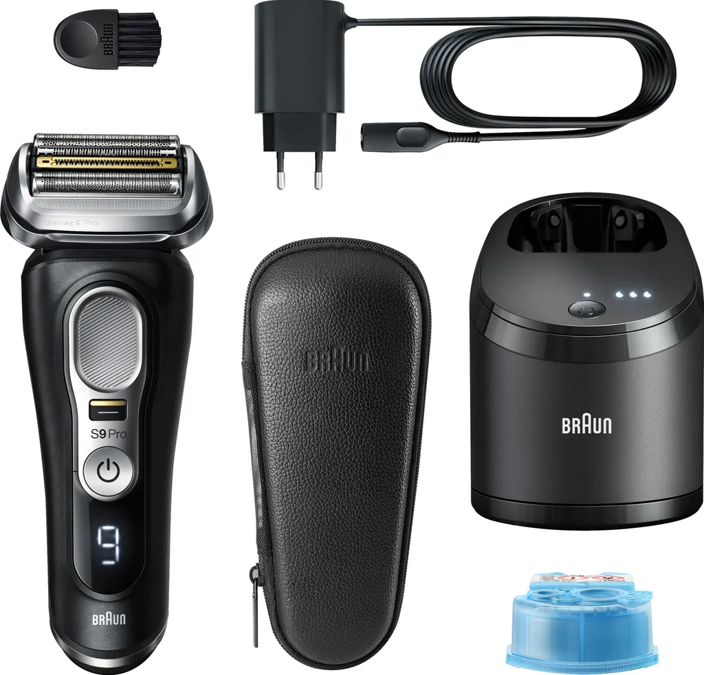 Braun Series 9 Pro 9460cc Elektrorasierer Für Herren, 4+1 Scherkopf Mit ProLift Trimmer, 5-in-1 Reinigungsstation, 60 Min. Akkulaufzeit, Wet&Dry 8 Braun Series 9 Pro 9460cc Elektrorasierer Für Herren, 4+1 Scherkopf Mit ProLift Trimmer, 5-in-1 Reinigungsstation, 60 Min. Akkulaufzeit, Wet&Dry – Bild 6