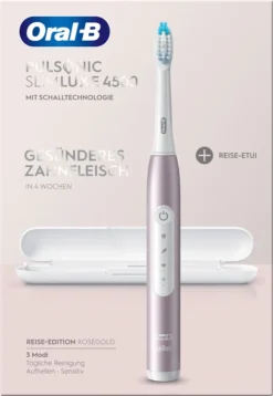 Oral-B Pulsonic Slim Luxe 4500 Rosegold -Körperpflege Store 3d43071254ae47d74837cbdfdc7b32a5
