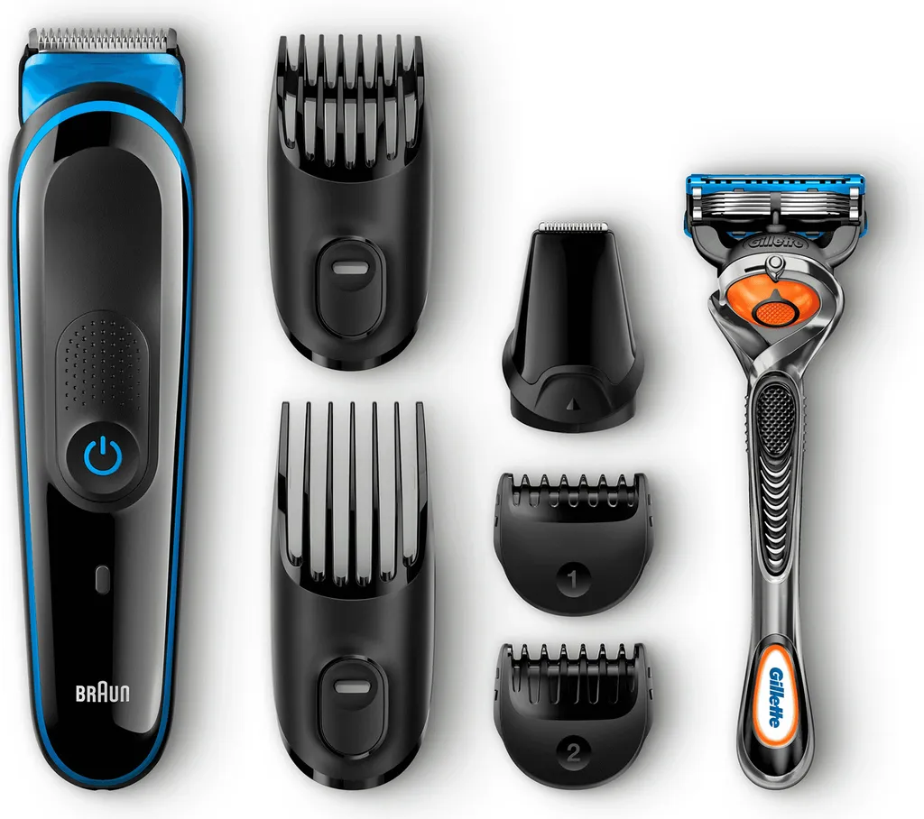 Braun Multi-Grooming-Kit MGK3045 Schwarz/Blau – 7-in-1 Präzisionstrimmer Für Bart- Und Haarstyling 3 Braun Multi-Grooming-Kit MGK3045 Schwarz/Blau – 7-in-1 Präzisionstrimmer Für Bart- Und Haarstyling
