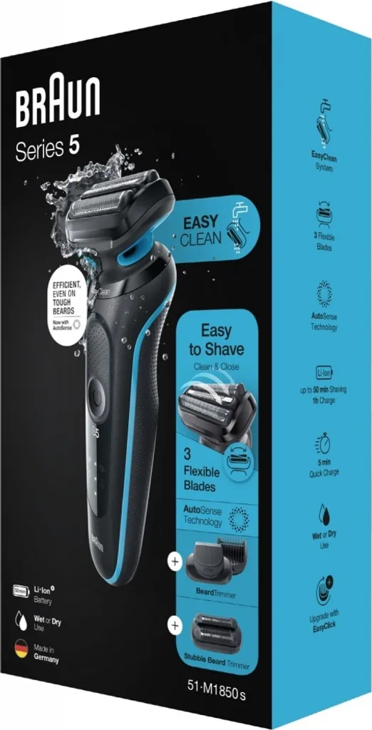 BRAUN Rasierer 5 51-M1850s Sw/mint 432791 4 BRAUN Rasierer 5 51-M1850s Sw/mint 432791 – Bild 2