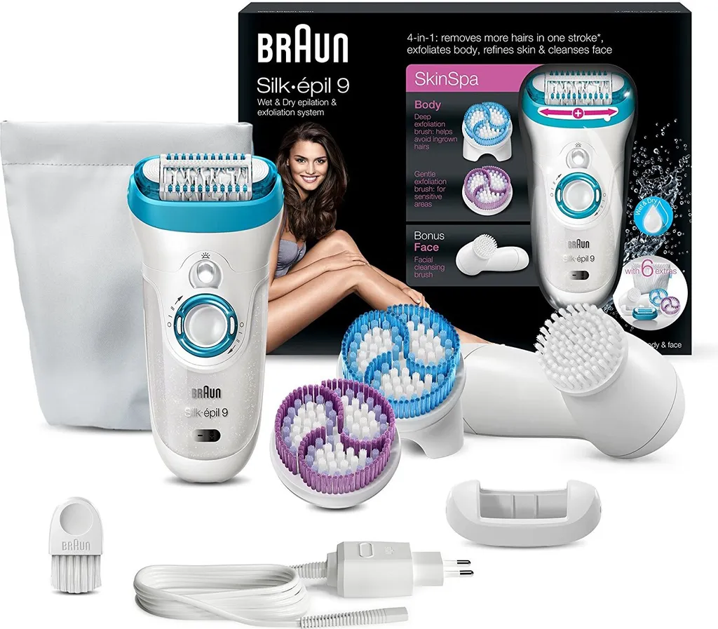 Braun Silk-epil 9 - 969 SkinSpa Wet Und Dry Akku Epiliergerät Inkl. Gesichtsreinigungsbürste 5 Braun Silk-epil 9 - 969 SkinSpa Wet Und Dry Akku Epiliergerät Inkl. Gesichtsreinigungsbürste – Bild 3