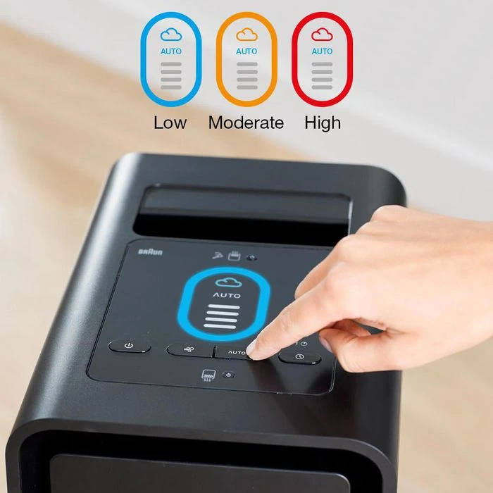 Braun Luftreiniger BFD104BE Scan & Clean, HEPA-Filter, Aktivkohle, CADR 315 M³/h, Bis 129 M² 5 Braun Luftreiniger BFD104BE Scan & Clean, HEPA-Filter, Aktivkohle, CADR 315 M³/h, Bis 129 M² – Bild 3