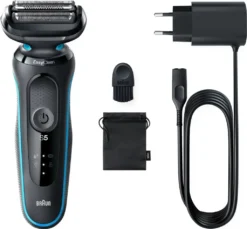 Braun Elektrischer Rasierer - Series 5 - 51-M1000s - Schwarz & Blau 16 Braun Elektrischer Rasierer - Series 5 - 51-M1000s - Schwarz & Blau -Körperpflege Store 464ec57f7d45cd5ed6c9e8b5b77eff52